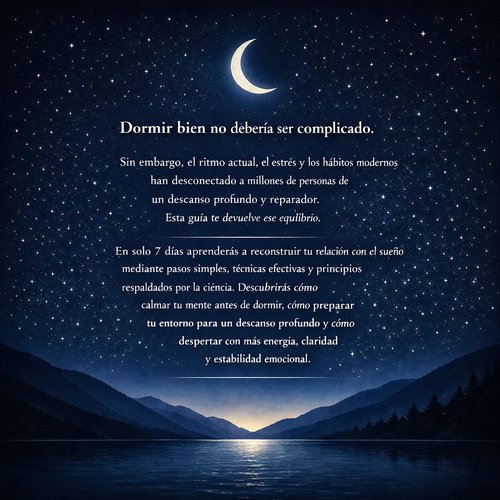 Duerme Mejor en 7 Días — La Guía Digital Definitiva